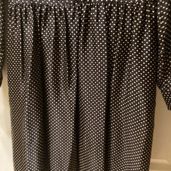 JCrew silk black and white polka dot dress - Picture 2 of 6